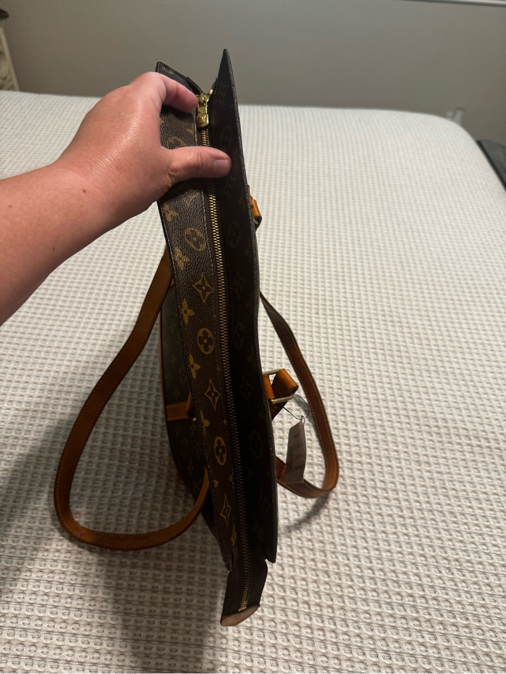 Louis Vuitton Babylone Monogram Canvas Tote with Certificate of Authenticity - Picture 7 of 14